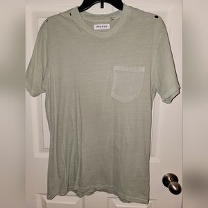PacSun Distressed Pocket T-shirt Light Pastel Green